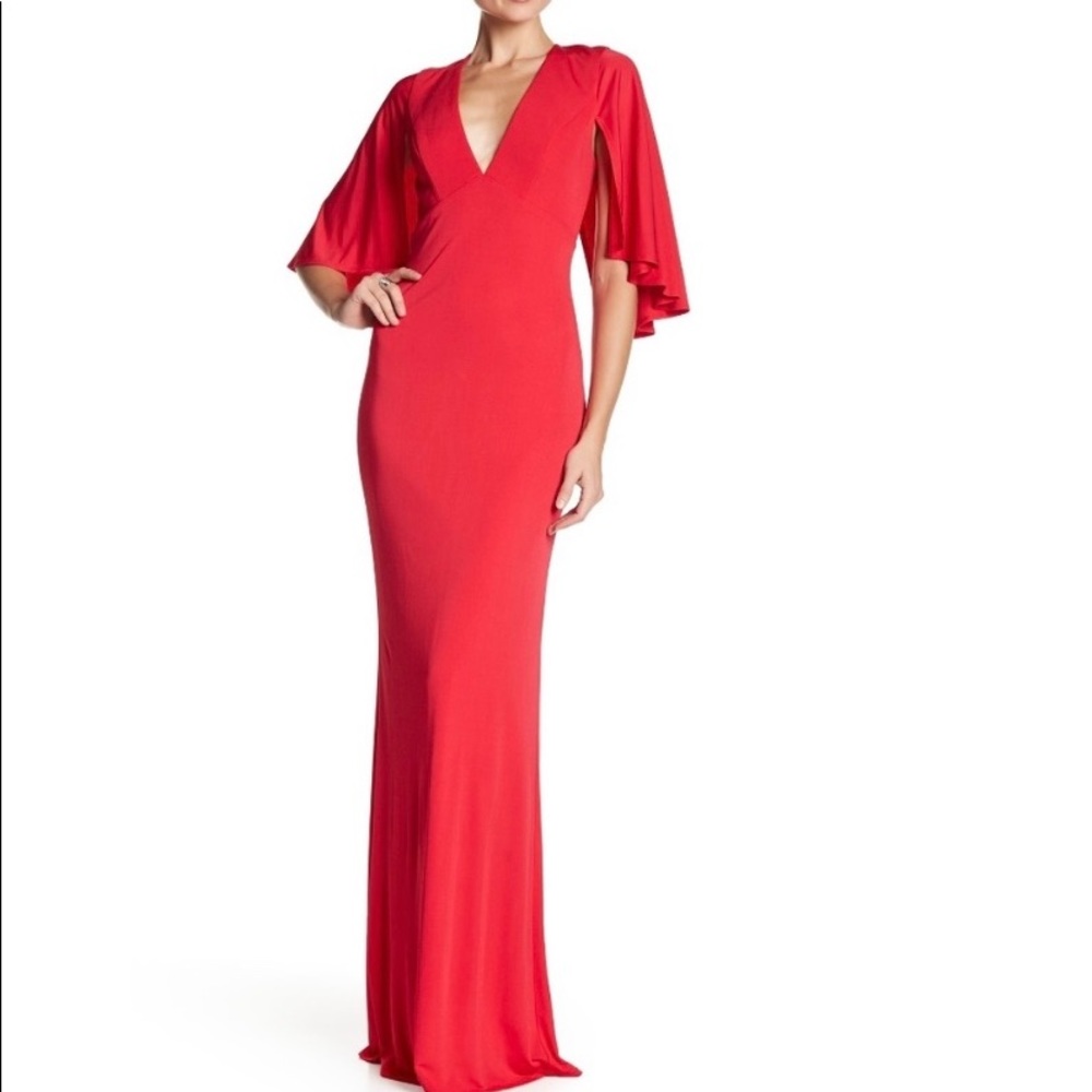 ELEGANT RED GOWN! ABS (Allen Schwartz)